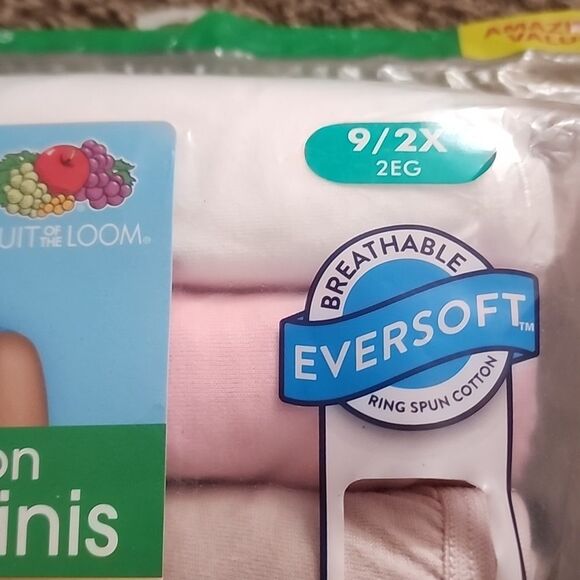 Fruit of the Loom Women's Cotton Bikini Panties 10-pack Size 9/2x - Picture 8 of 13